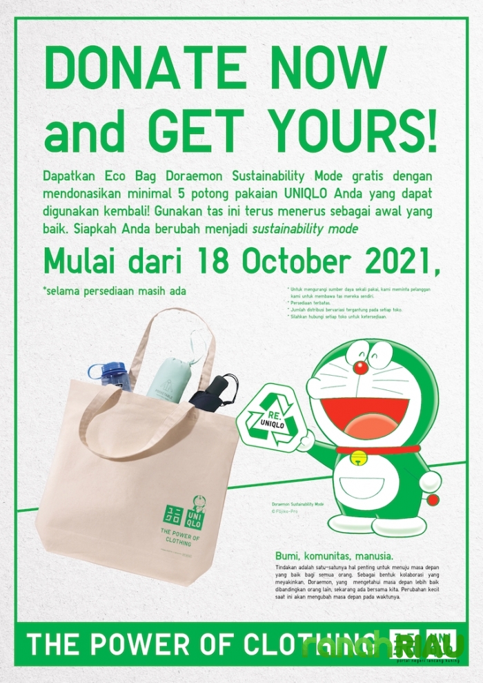  UNIQLO Indonesia ajak Pelanggan kontribusi dalam Program Donasi pakaian